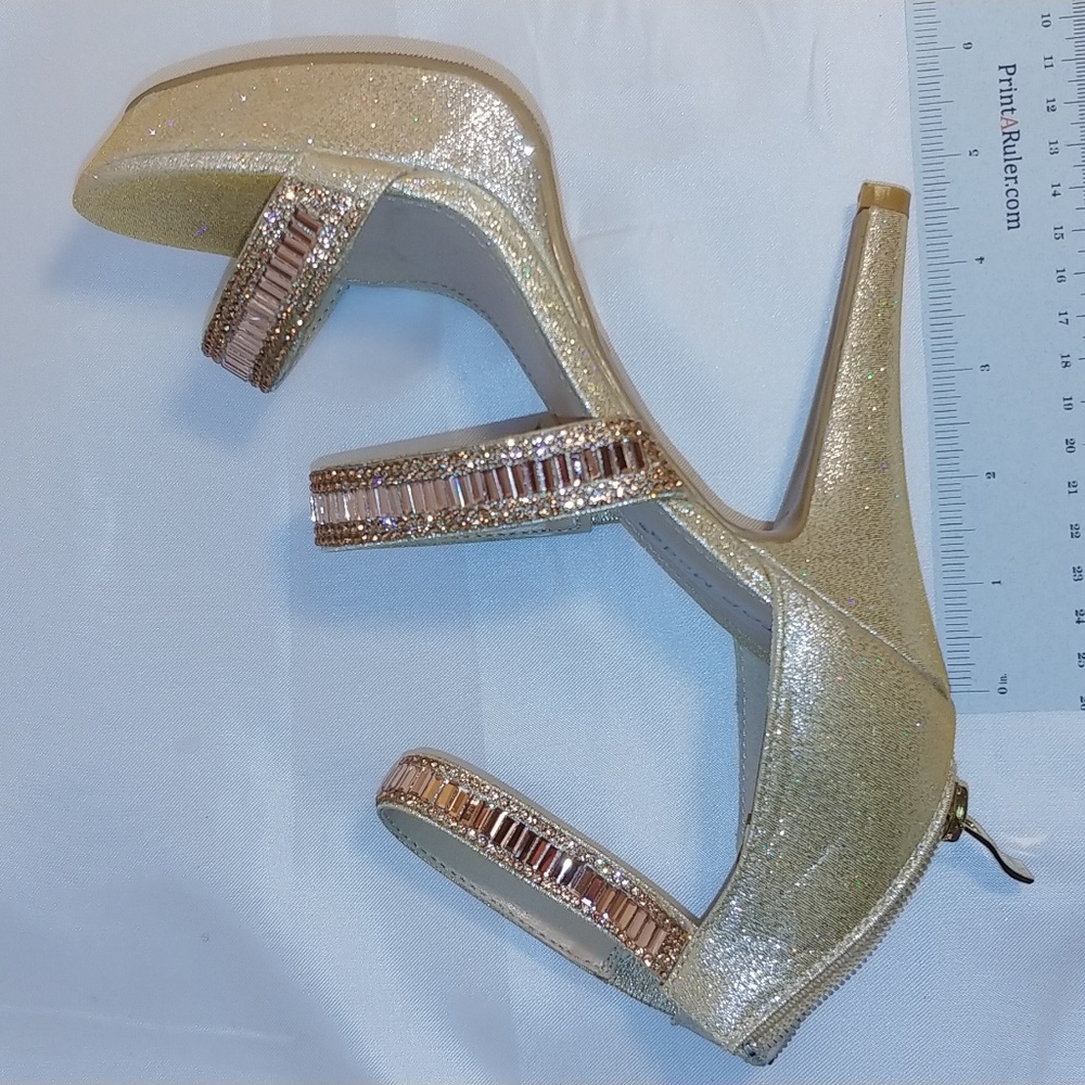 Rose gold classy high heels